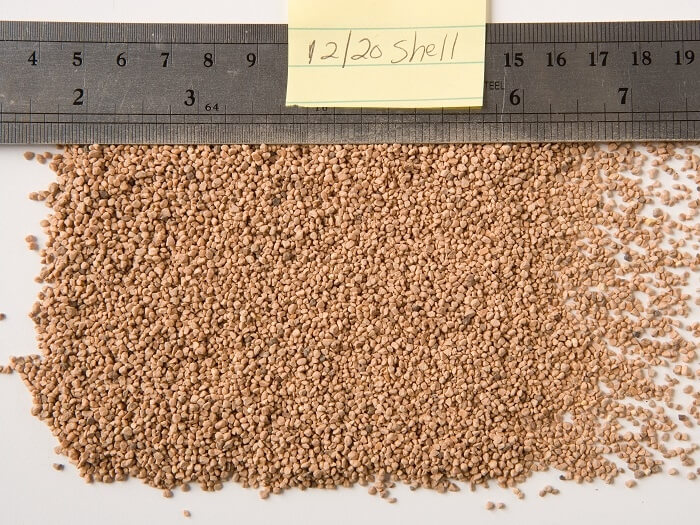 4 Pounds of Coarse12 Grit Walnut Shell Blasting & Tumbling Media for Brass Ammo for sale online 