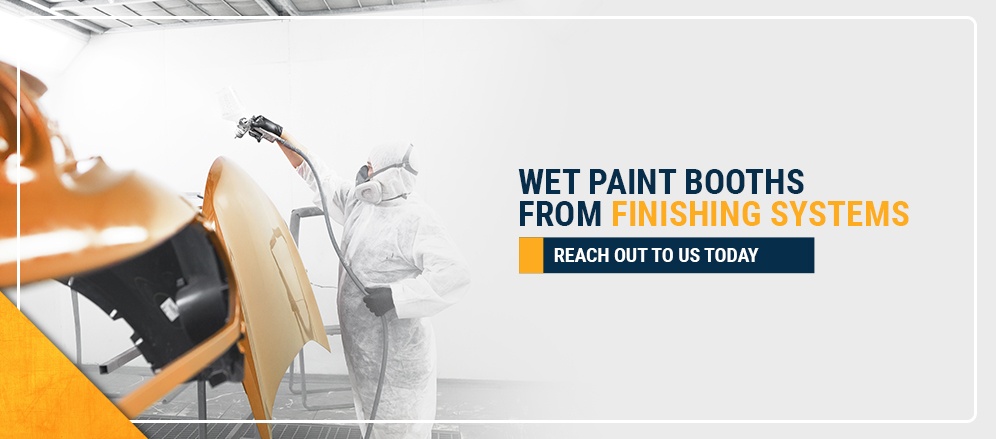 wet paint booths from finishing systems