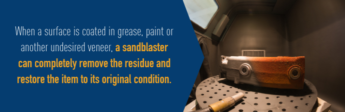 sandblast finish