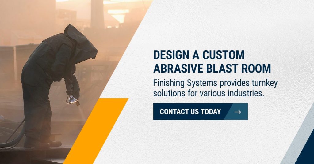 design a custom abrasive blast room
